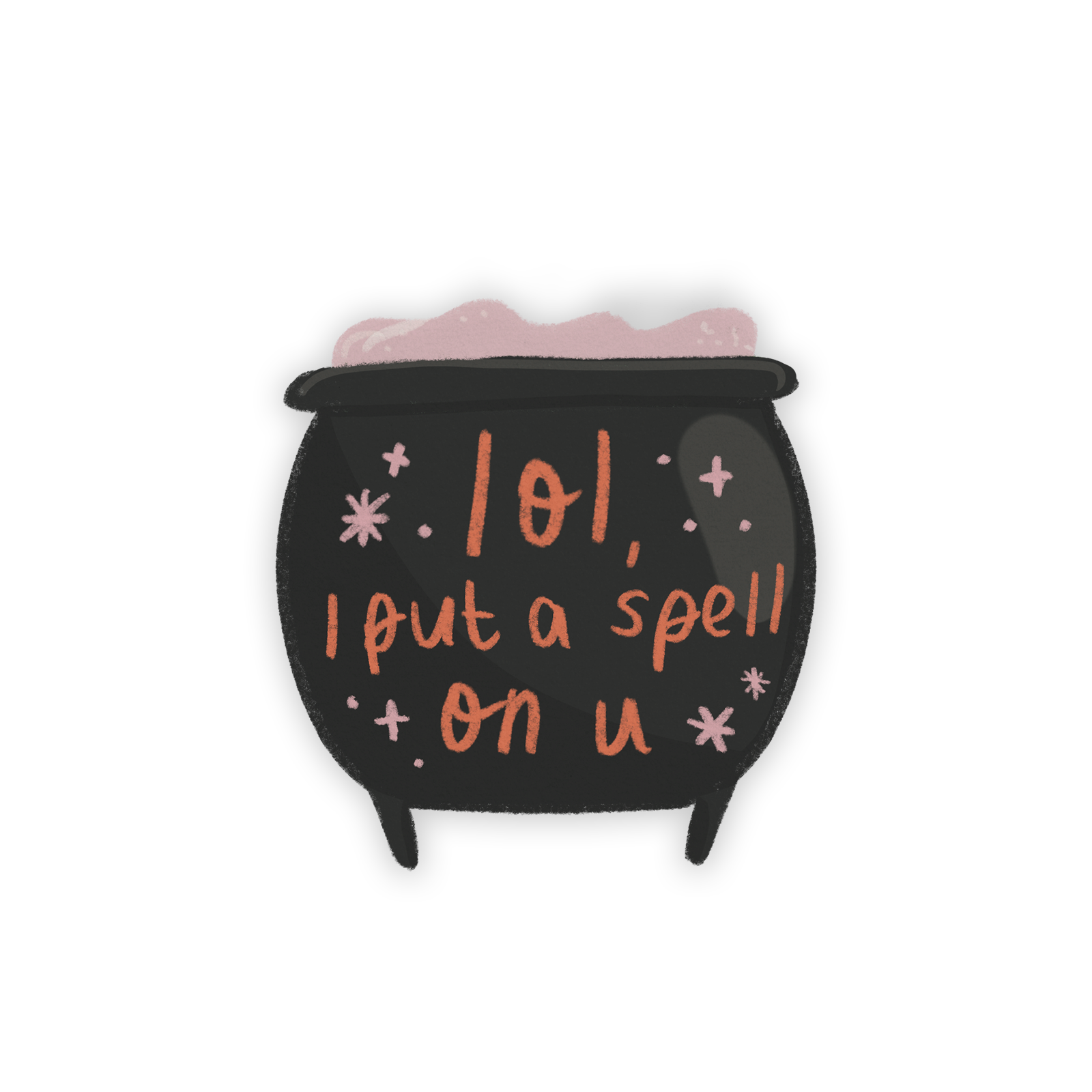 I Put A Spell On U Single Sticker