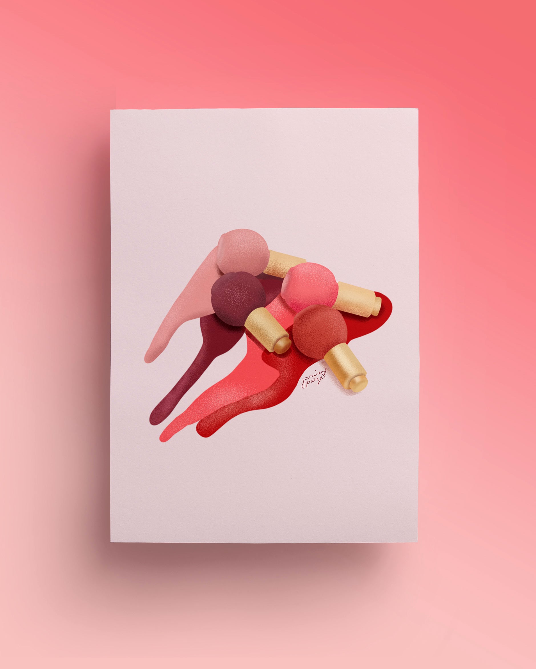 Serum Blushes Print