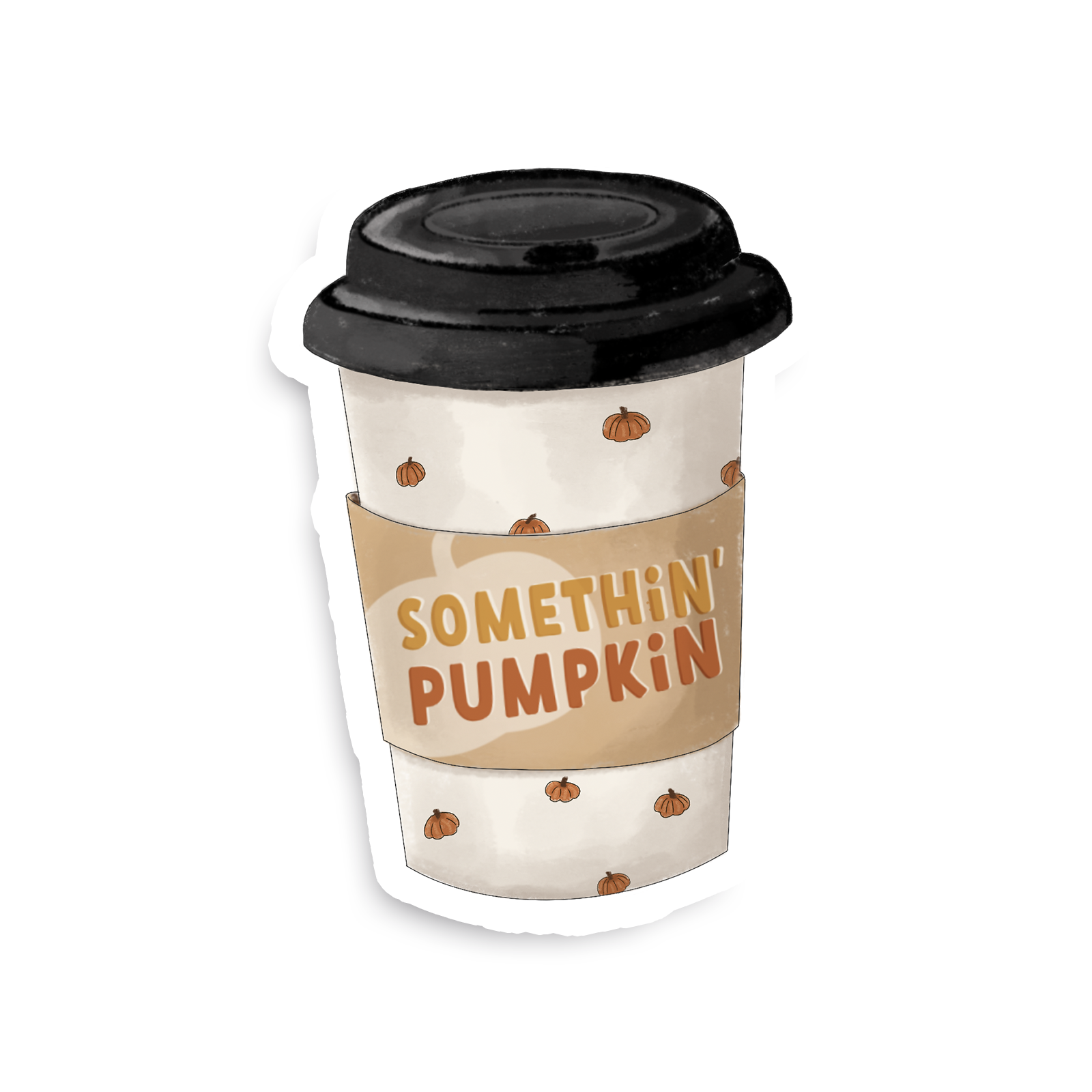 Somethin' Pumpkin Single Sticker