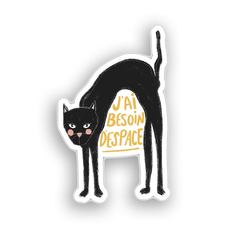 J'ai Besoin D'Espace Single Sticker