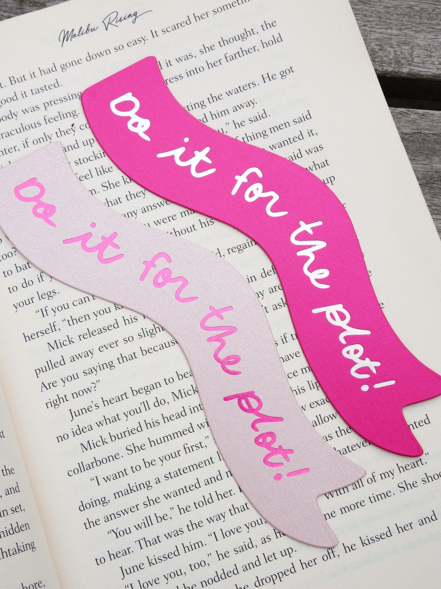 Do It For The Plot Ribbon Bookmark Bundle