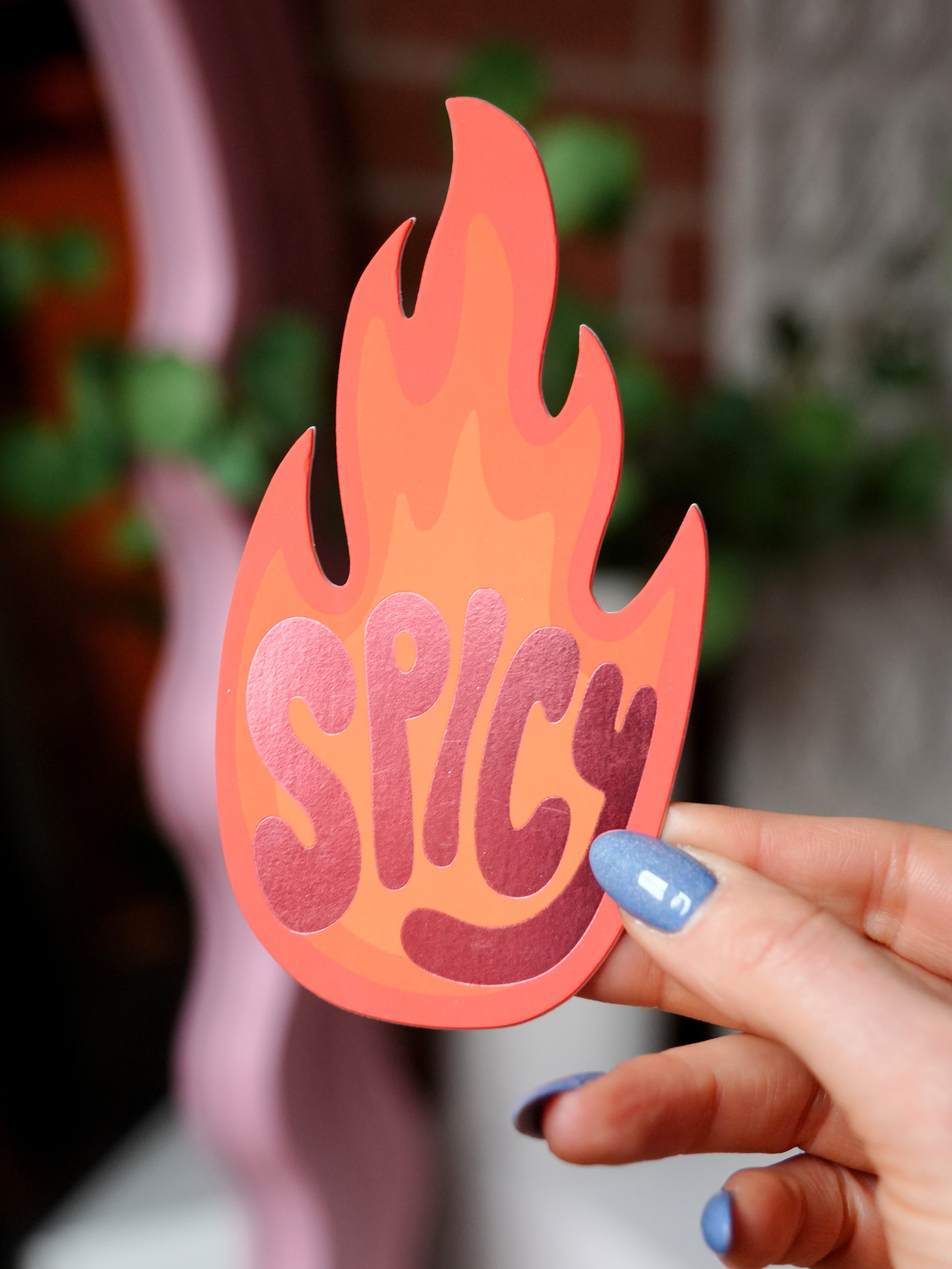 Spicy Fire Flame Bookmark