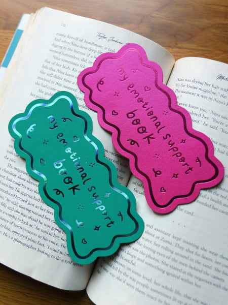 Emotional Support Book Bookmark Bundle