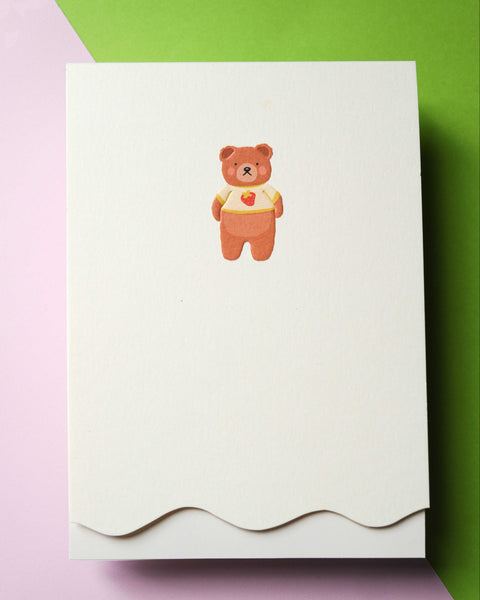 Strawberry Teddy To-Do List Doodlepad
