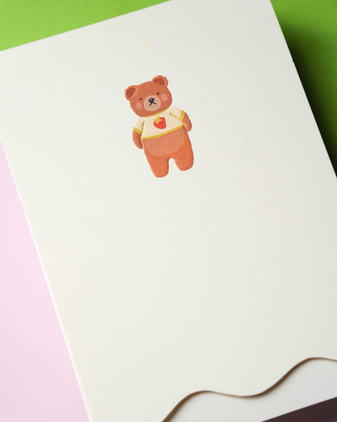 Strawberry Teddy To-Do List Doodlepad