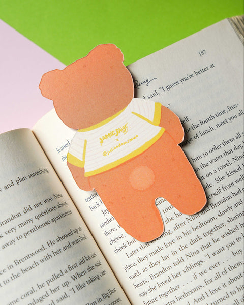 Strawberry Teddy Bookmark