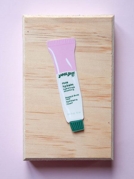 Rose Lip Balm Single Sticker