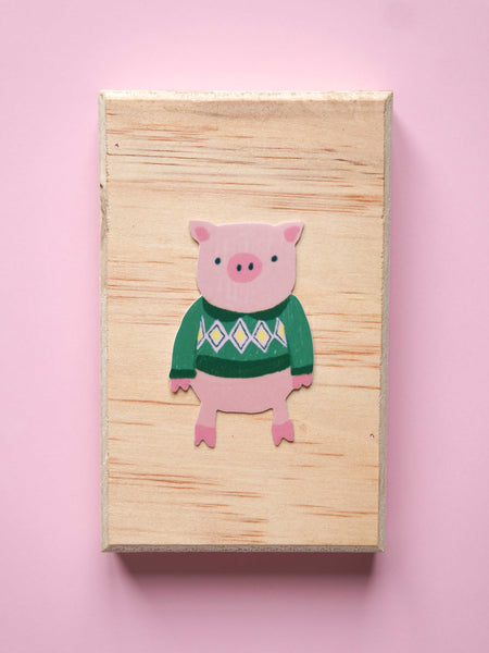 Paul the Pig Single Sticker