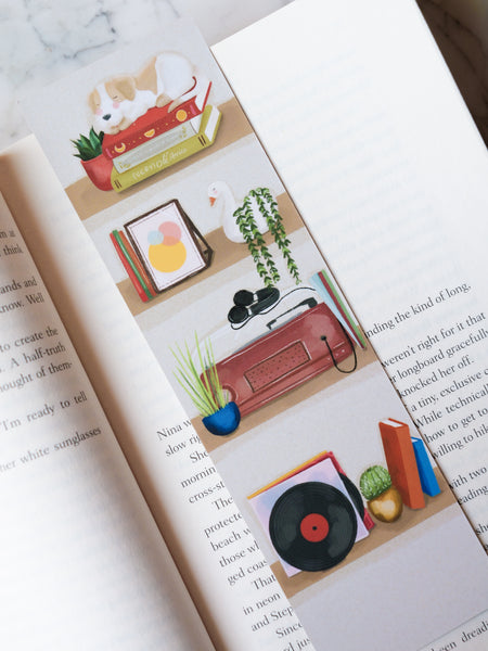 Sleepy Puppy Bookmark