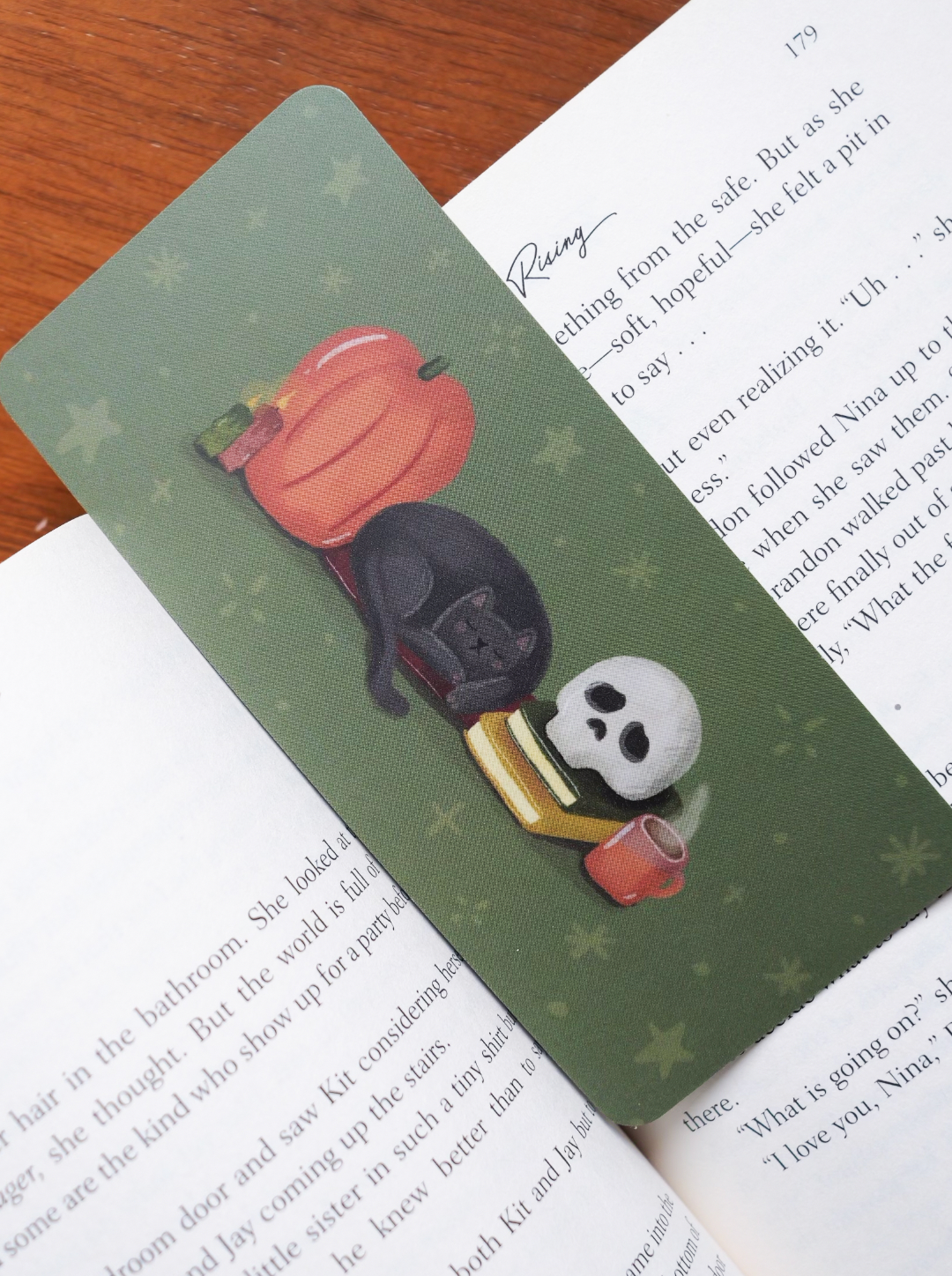 Spooky and Cozy Bookmark