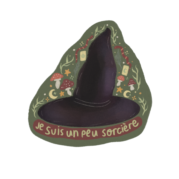 Je Suis Un Peu Sorcière Single Sticker