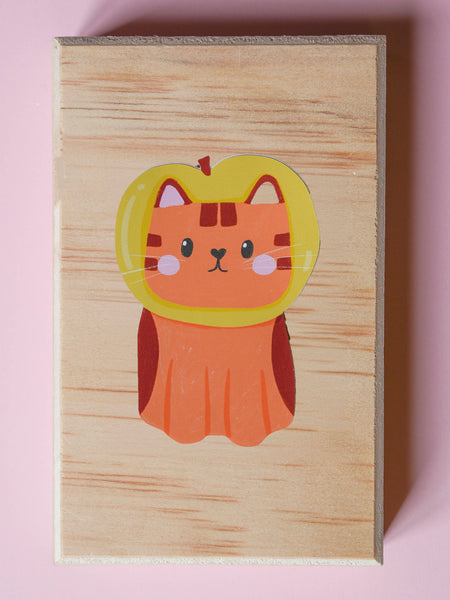 Apple Cat Single Sticker