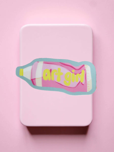 Art Girl Single Sticker