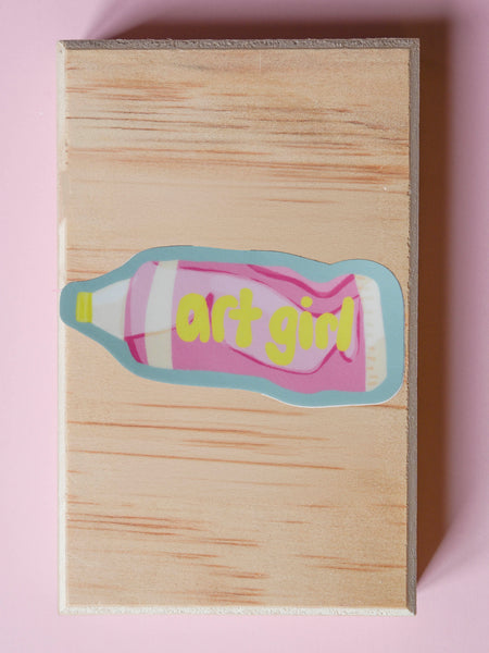 Art Girl Single Sticker