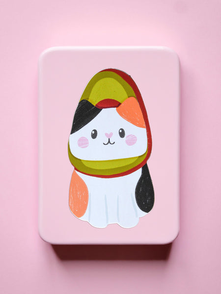 Avocado Cat Single Sticker