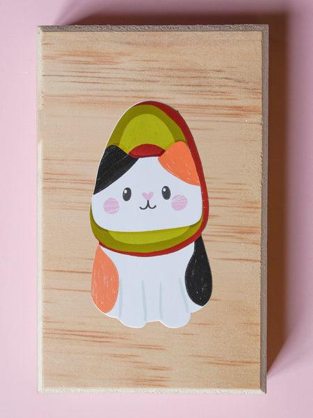 Avocado Cat Single Sticker