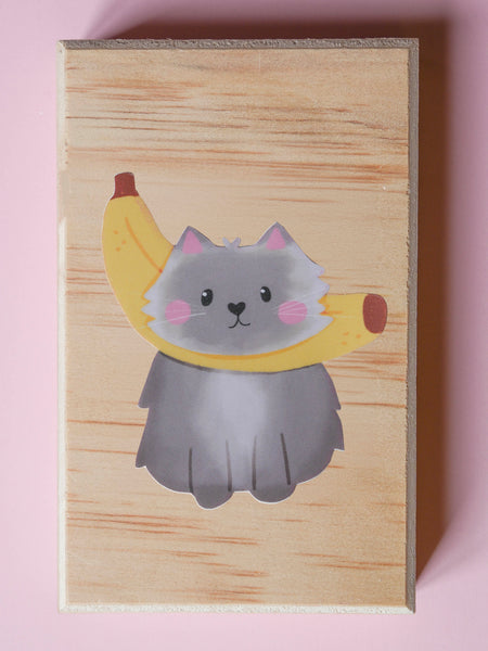 Banana Cat Single Sticker