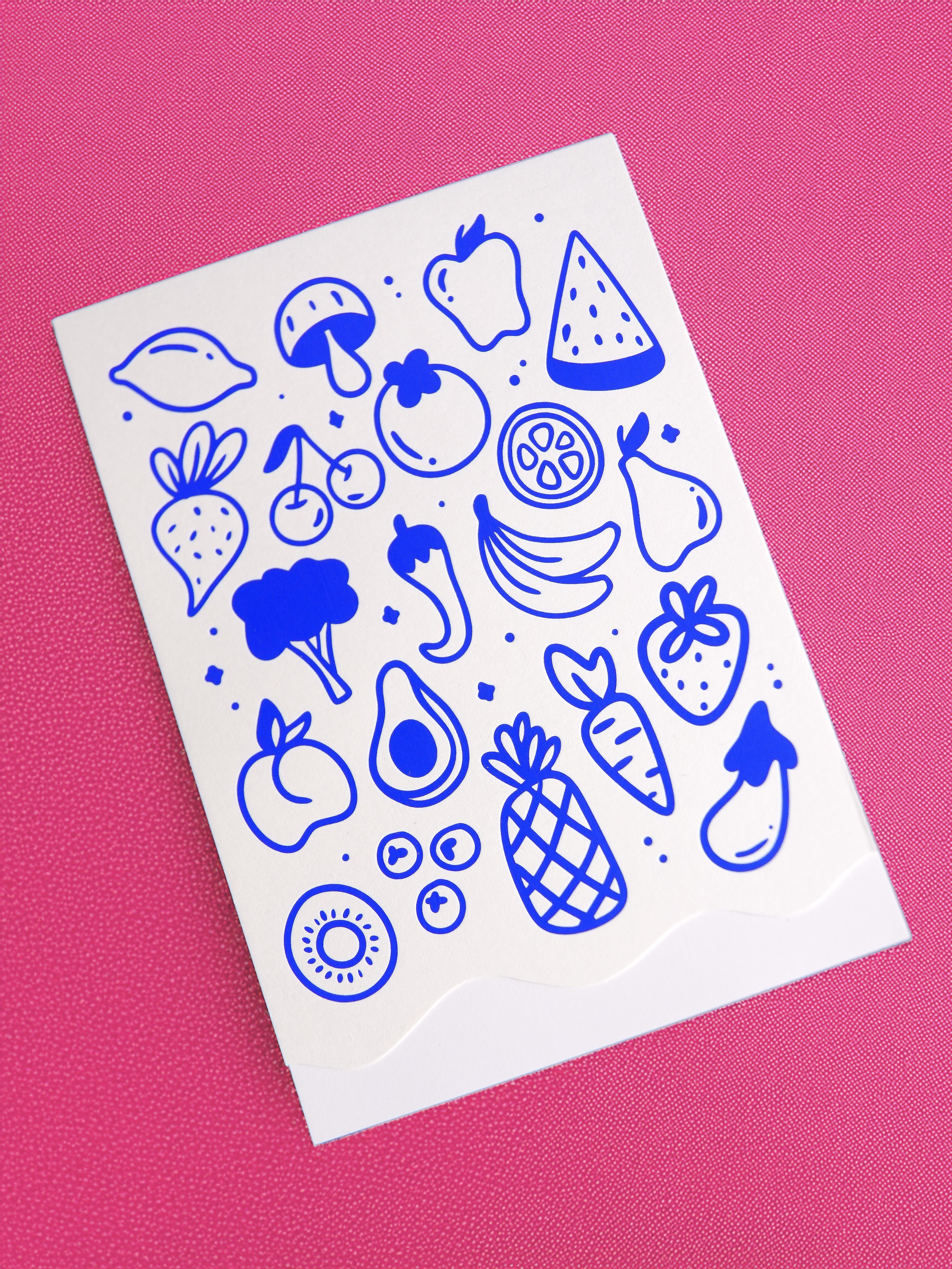 Grocery List Doodlepad (Blue)