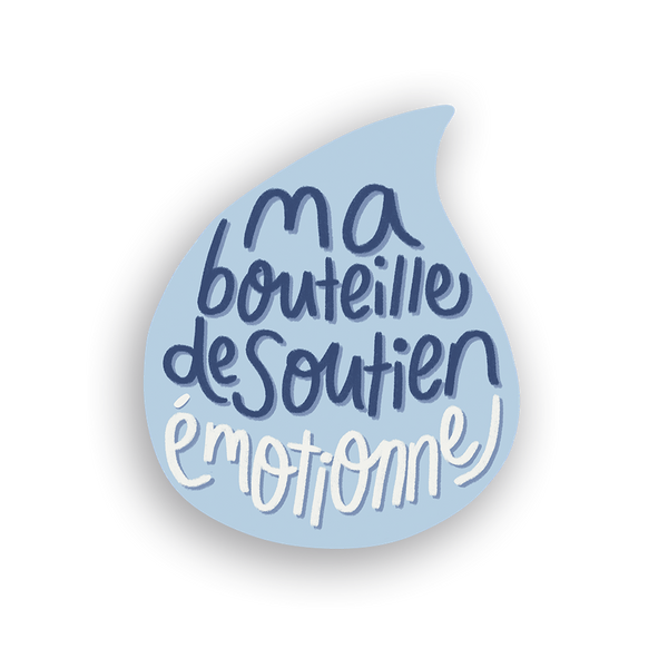 Ma Bouteille De Soutien Émotionnel Single Sticker