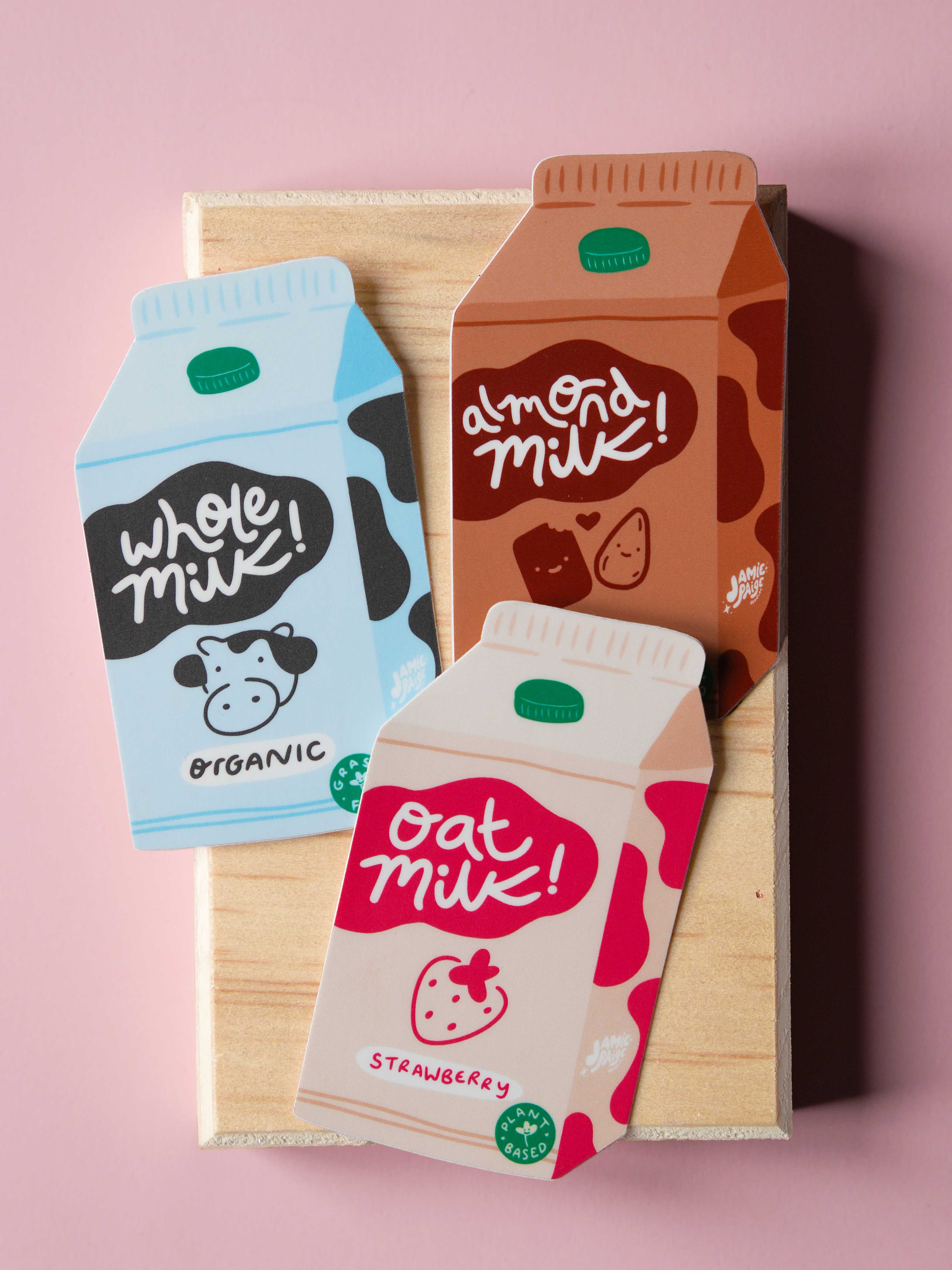 Milk Carton Single Sticker Bundle