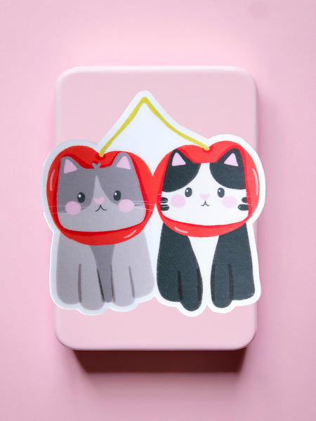 Cherry Cats Single Sticker