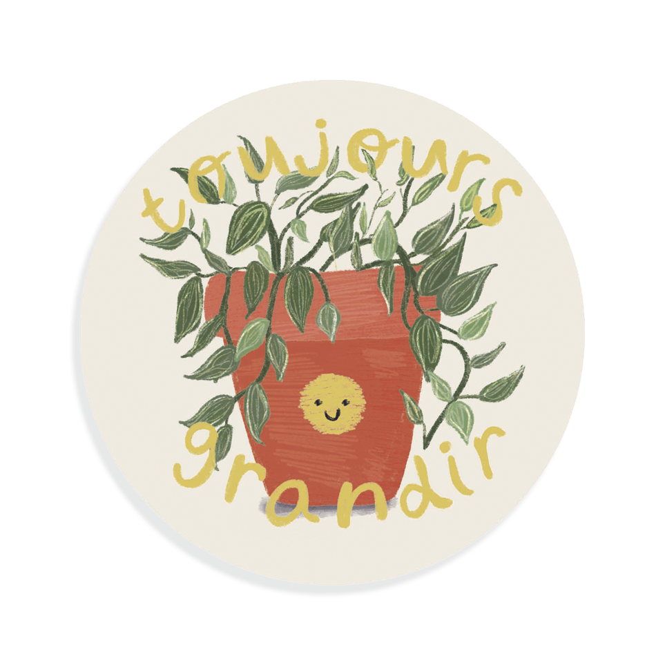 Toujours Grandir Single Sticker