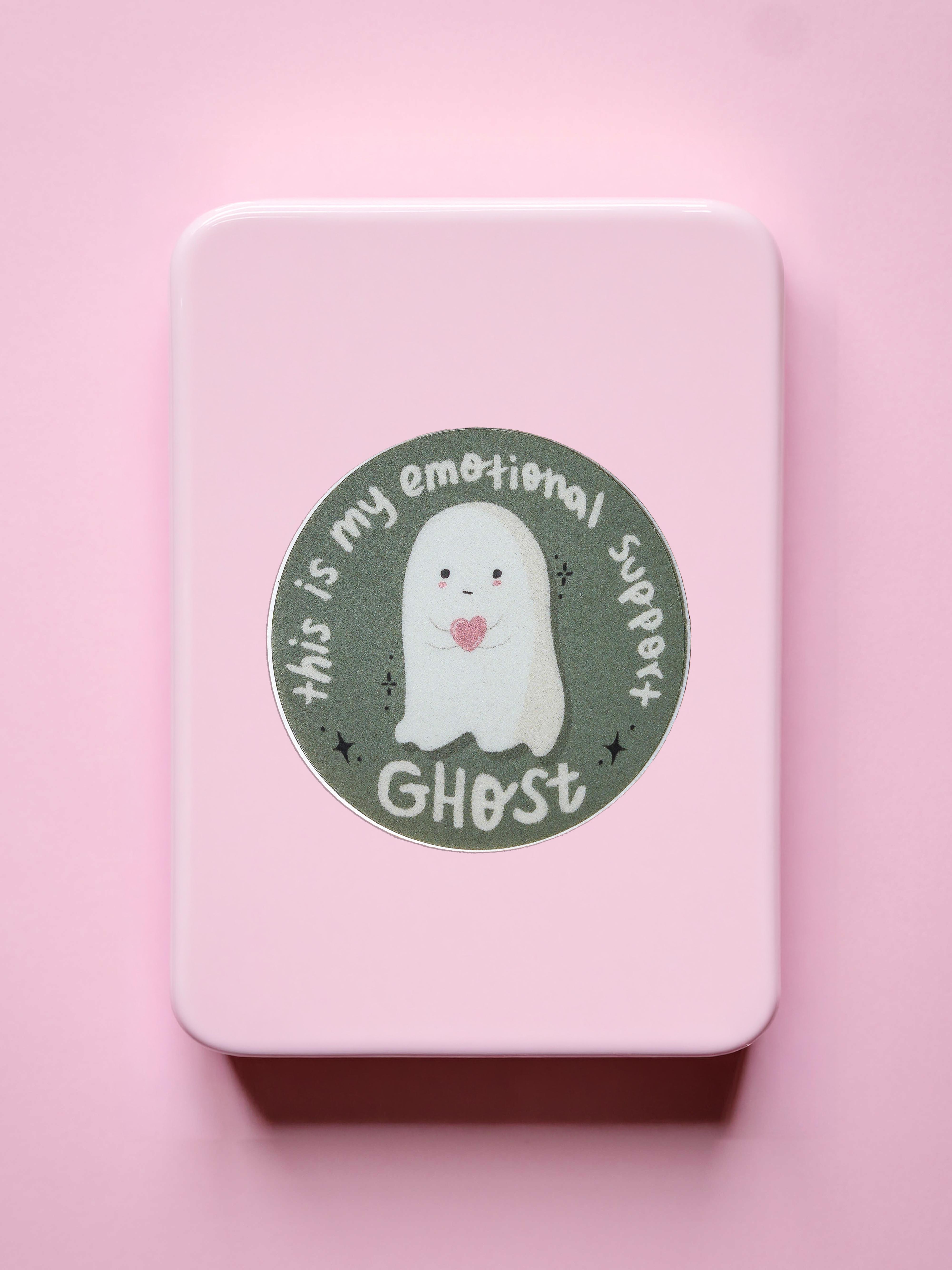 Emotional Support Ghost Single Sticker