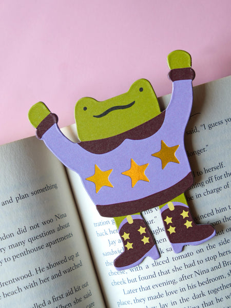 Froggy Foiled Bookmark
