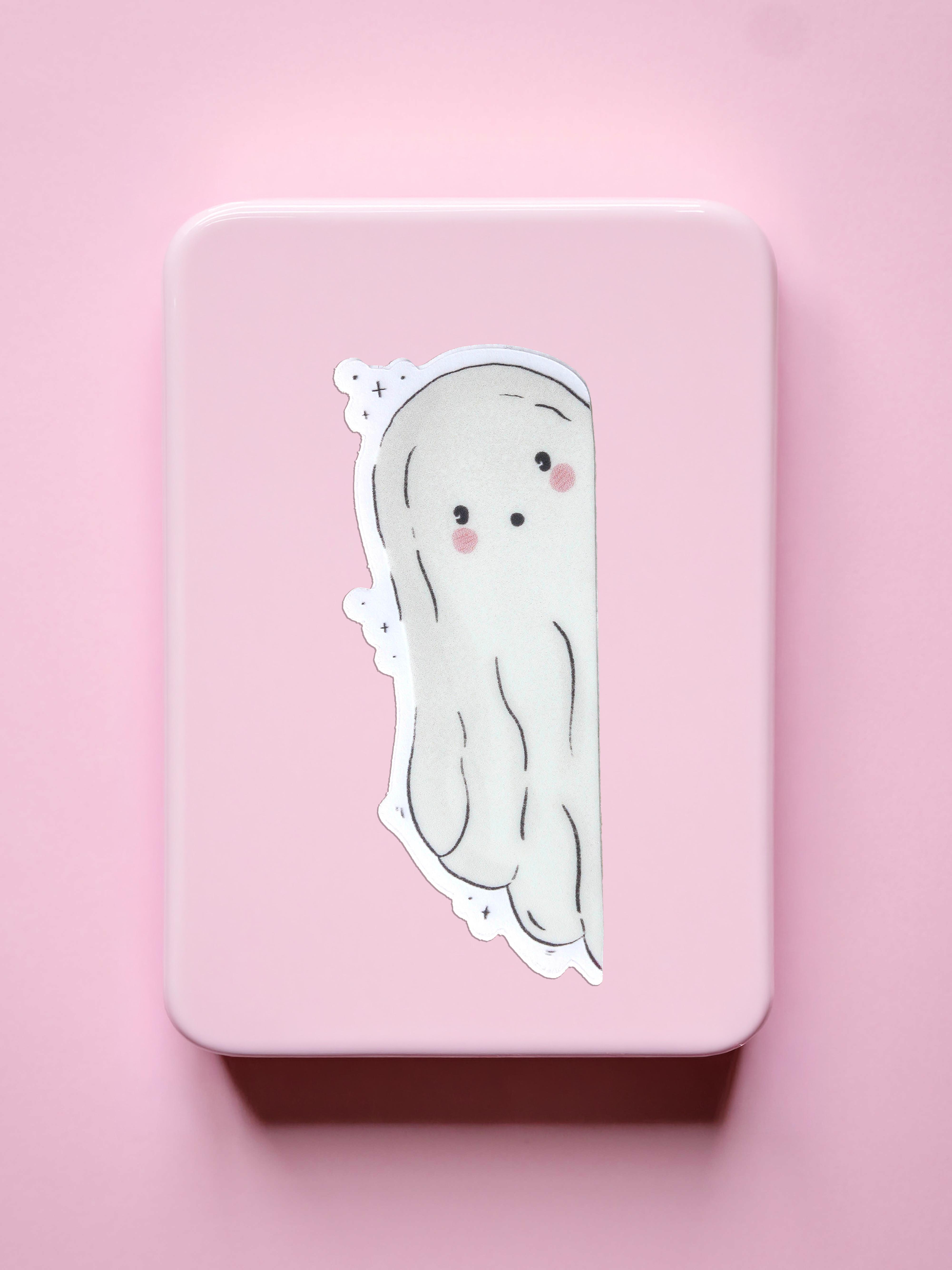 Peek-A-Boo Ghost Single Sticker