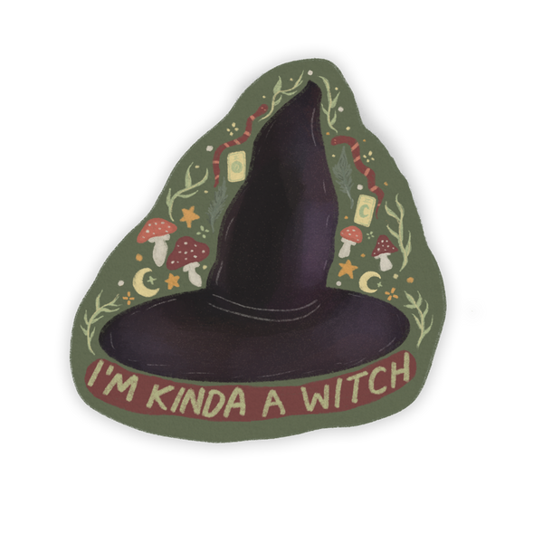 I'm Kinda A Witch Single Sticker