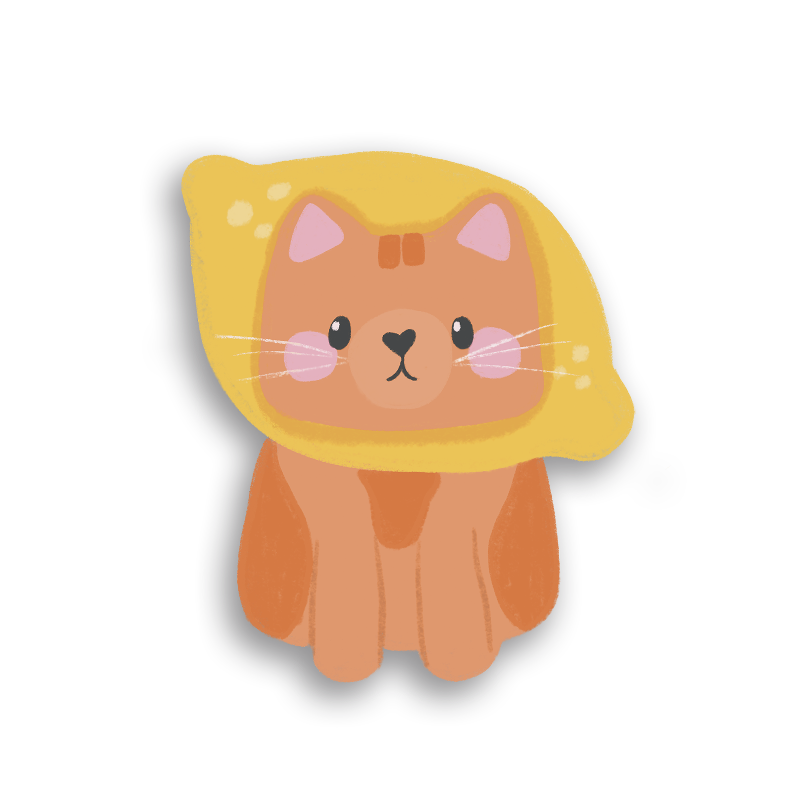 Lemon Cat Single Sticker