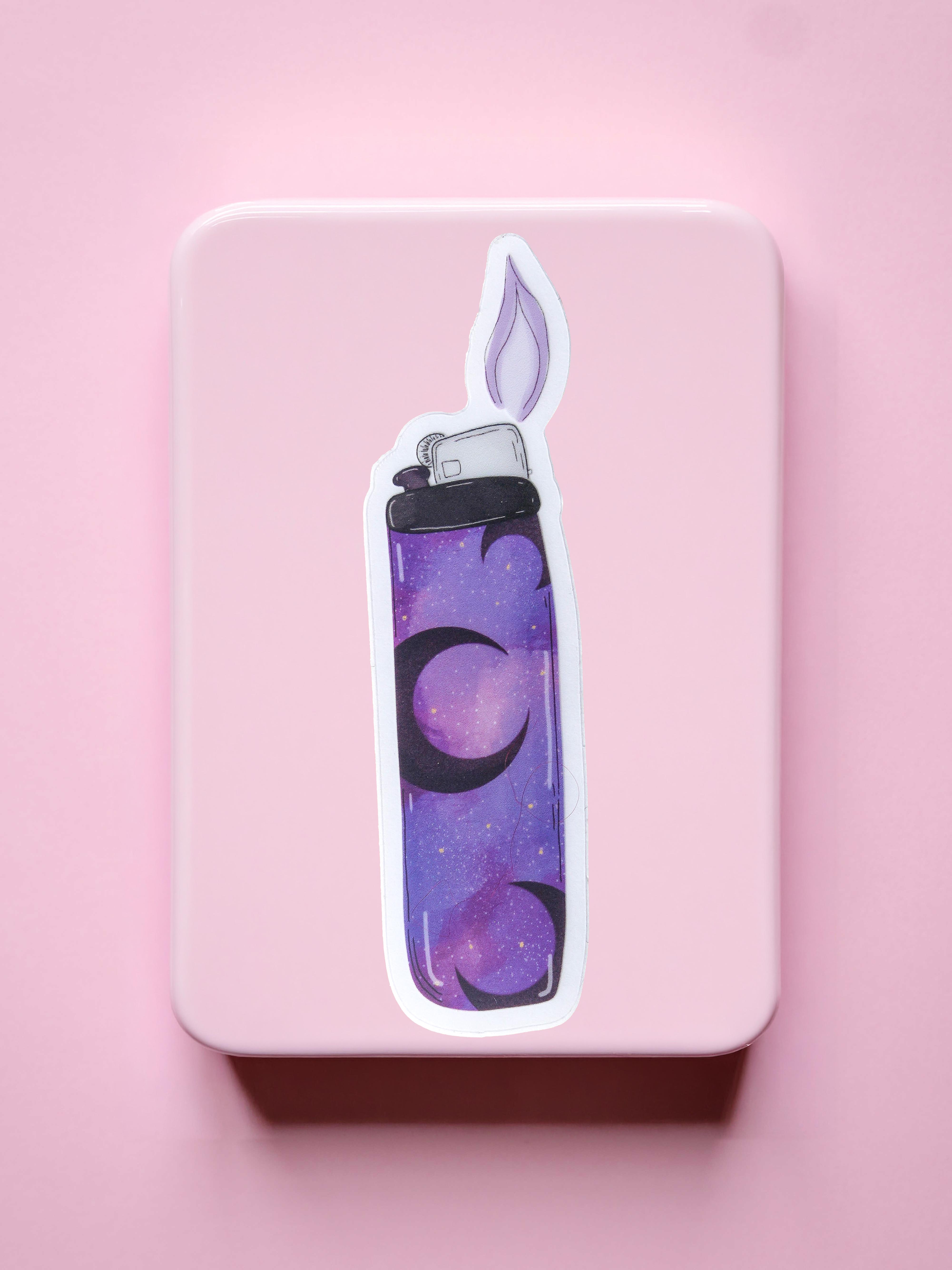 Starry Night Lighter Single Sticker