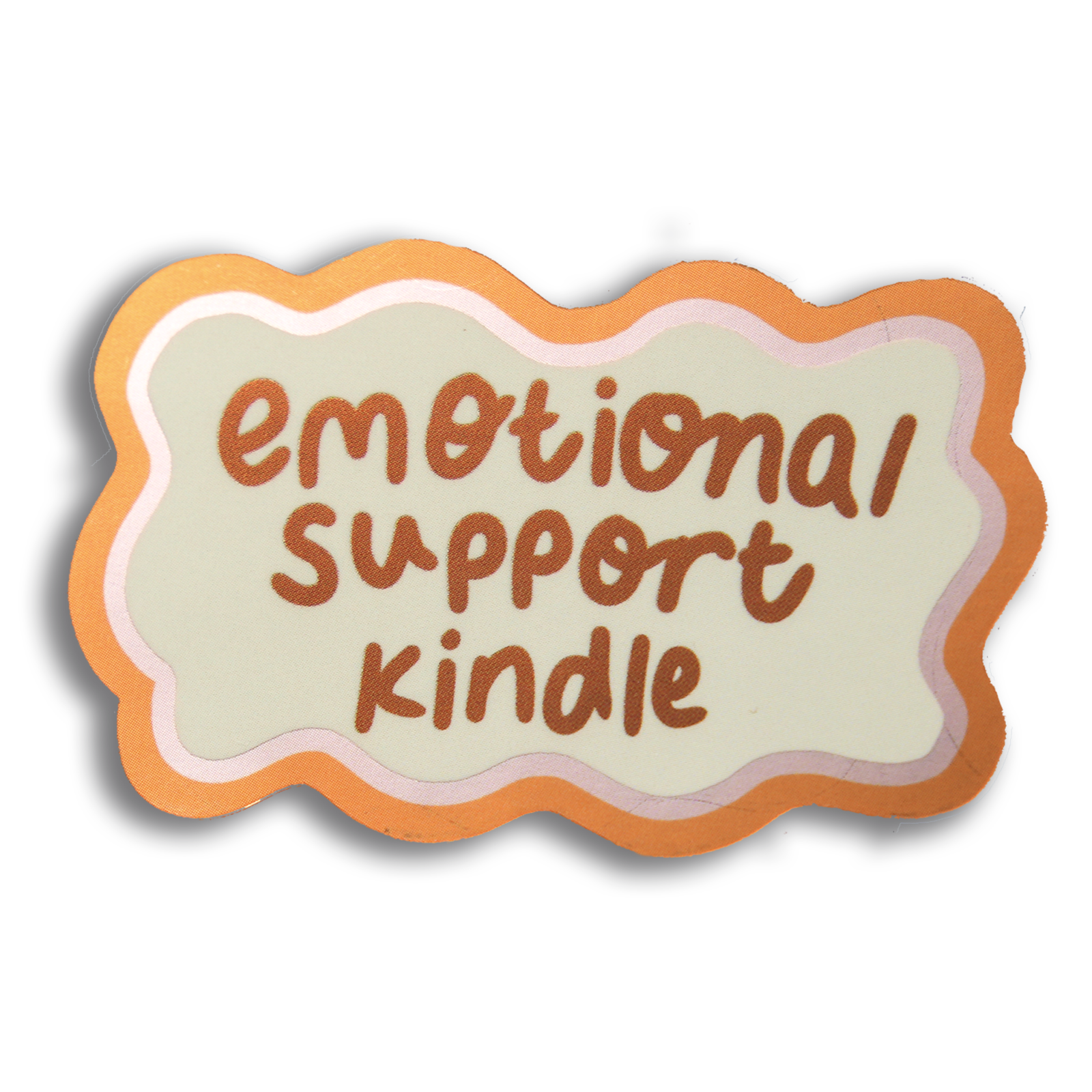 Child Support Sticker Metallic Emotional Support Kindle Single Sticker