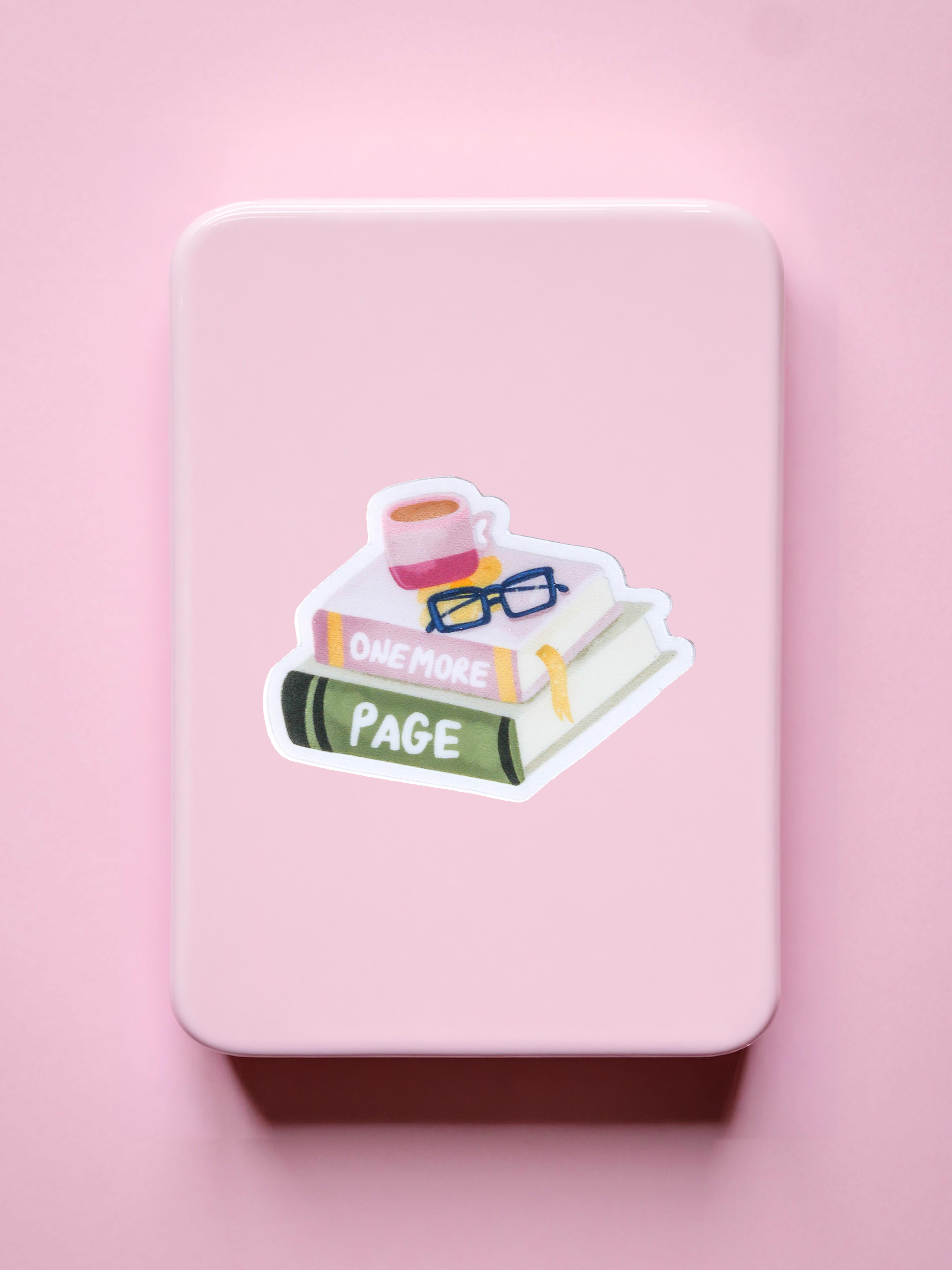 One More Page Single Sticker