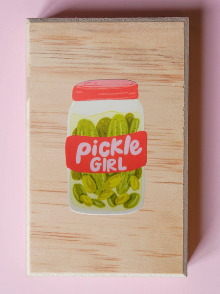 Pickle Girl Single Sticker