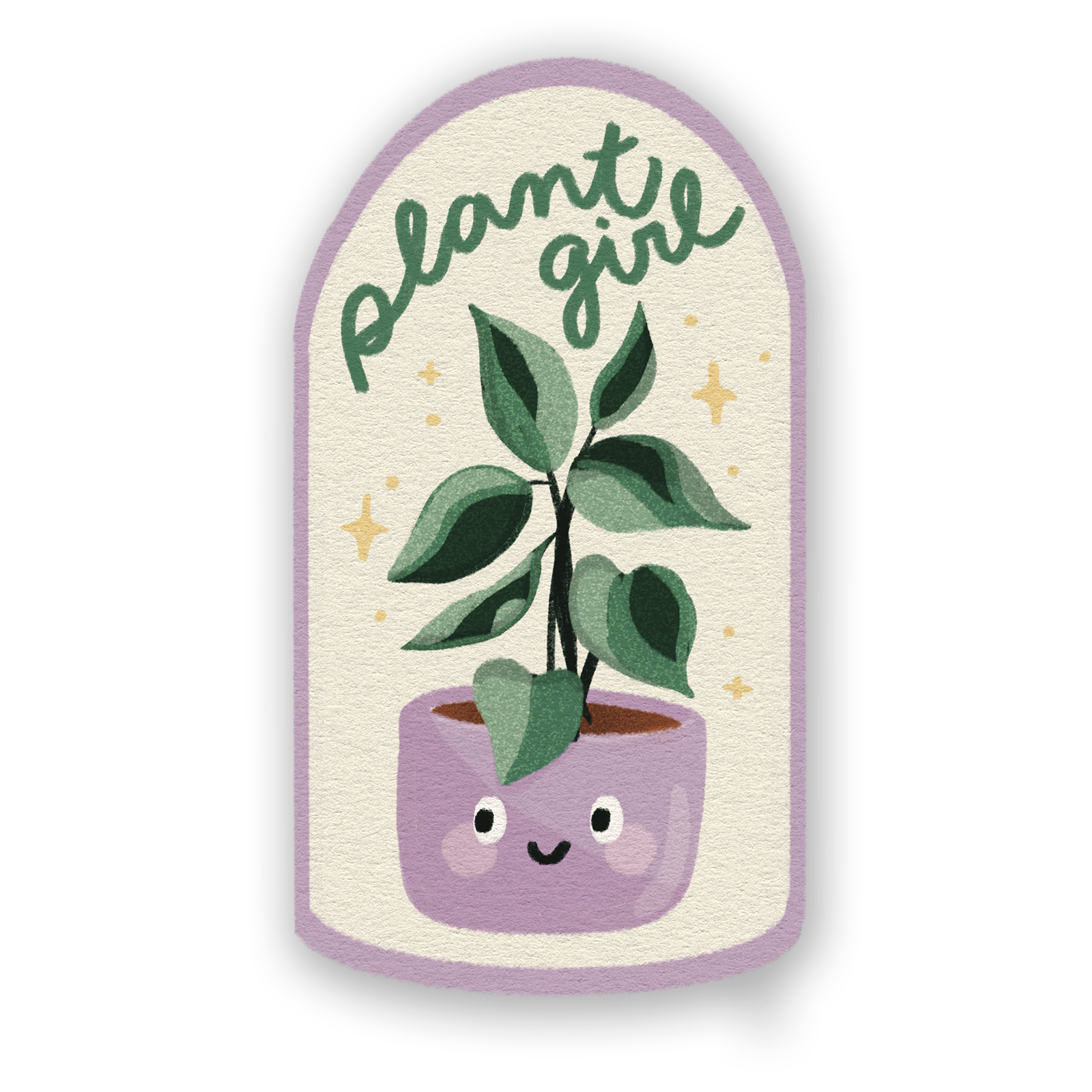 Plant Girl Single Sticker