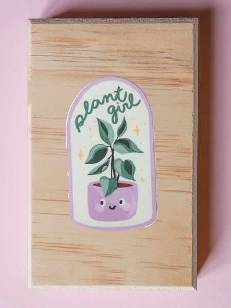 Plant Girl Single Sticker