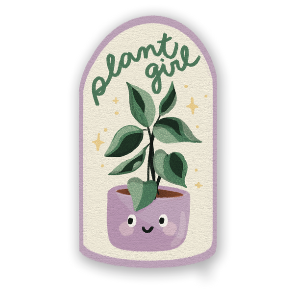 Plant Girl Single Sticker