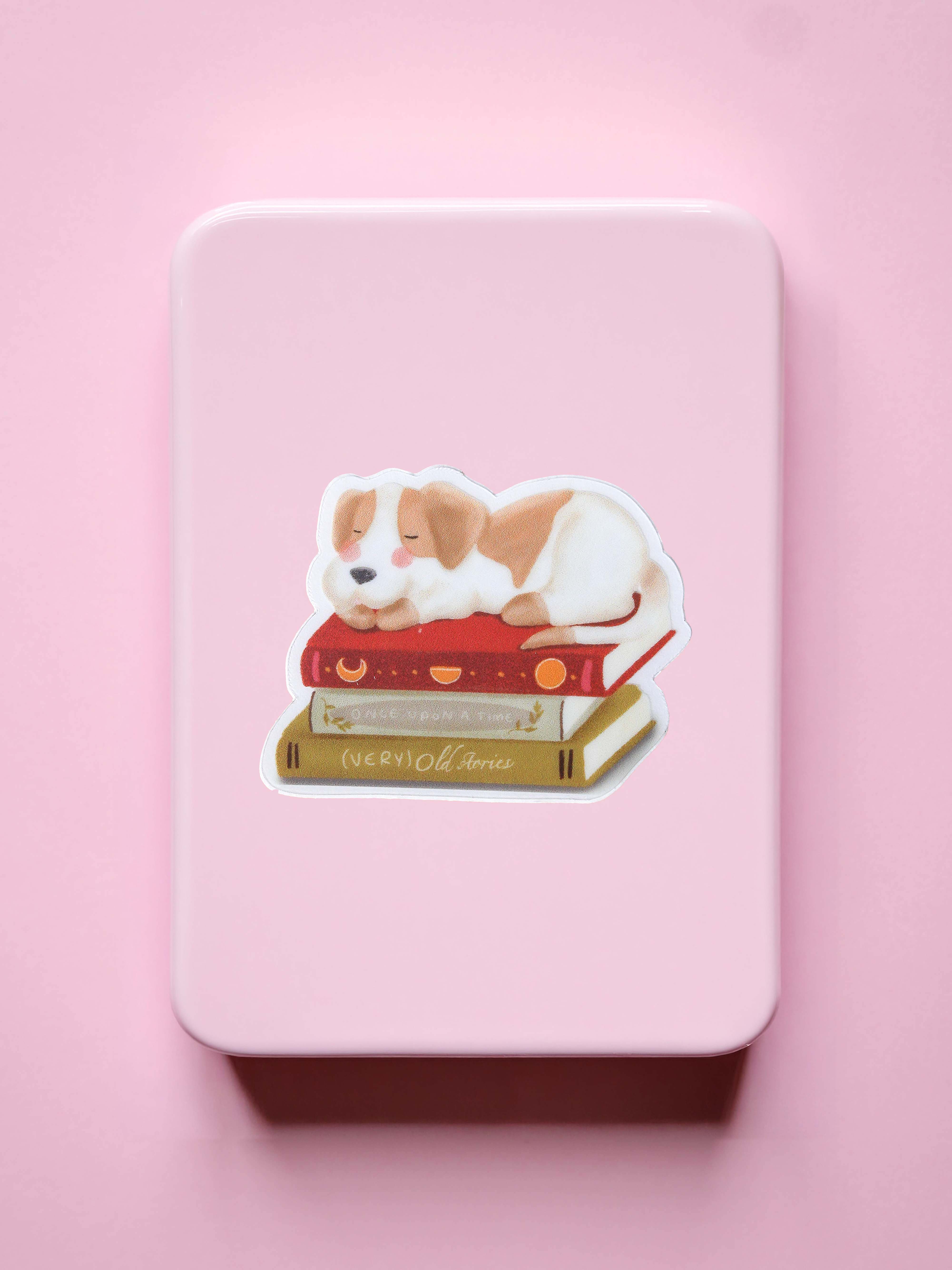 Sleepy Puppy Single Sticker