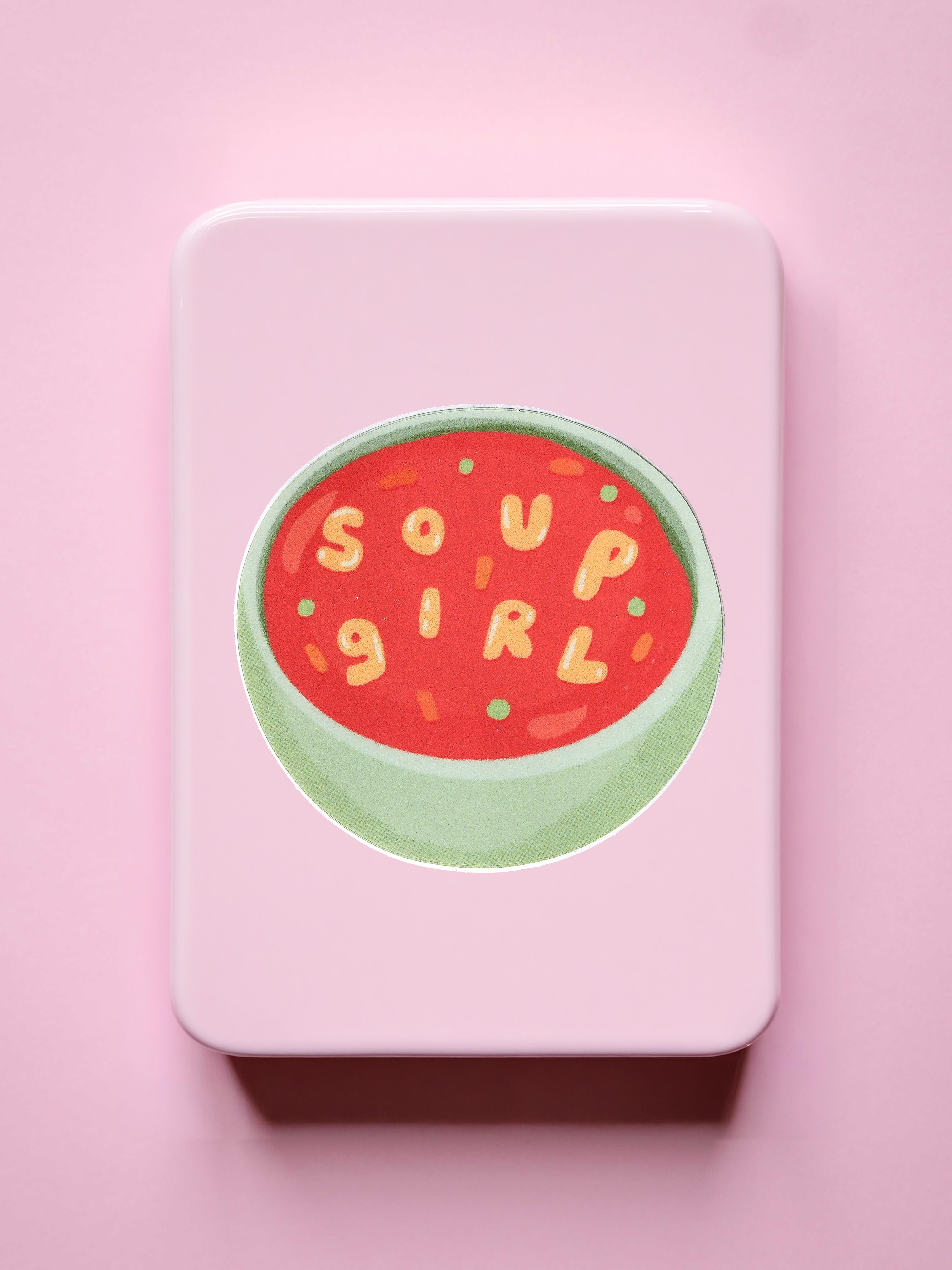 Soup Girl Single Sticker