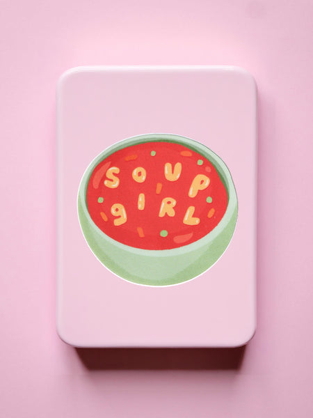 Soup Girl Single Sticker