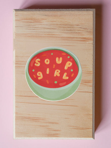 Soup Girl Single Sticker