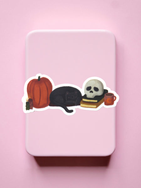 Spooky & Cozy Single Sticker
