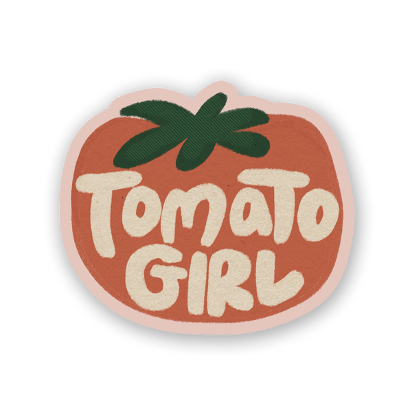 Tomato Girl Single Sticker