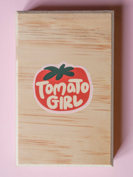 Tomato Girl Single Sticker