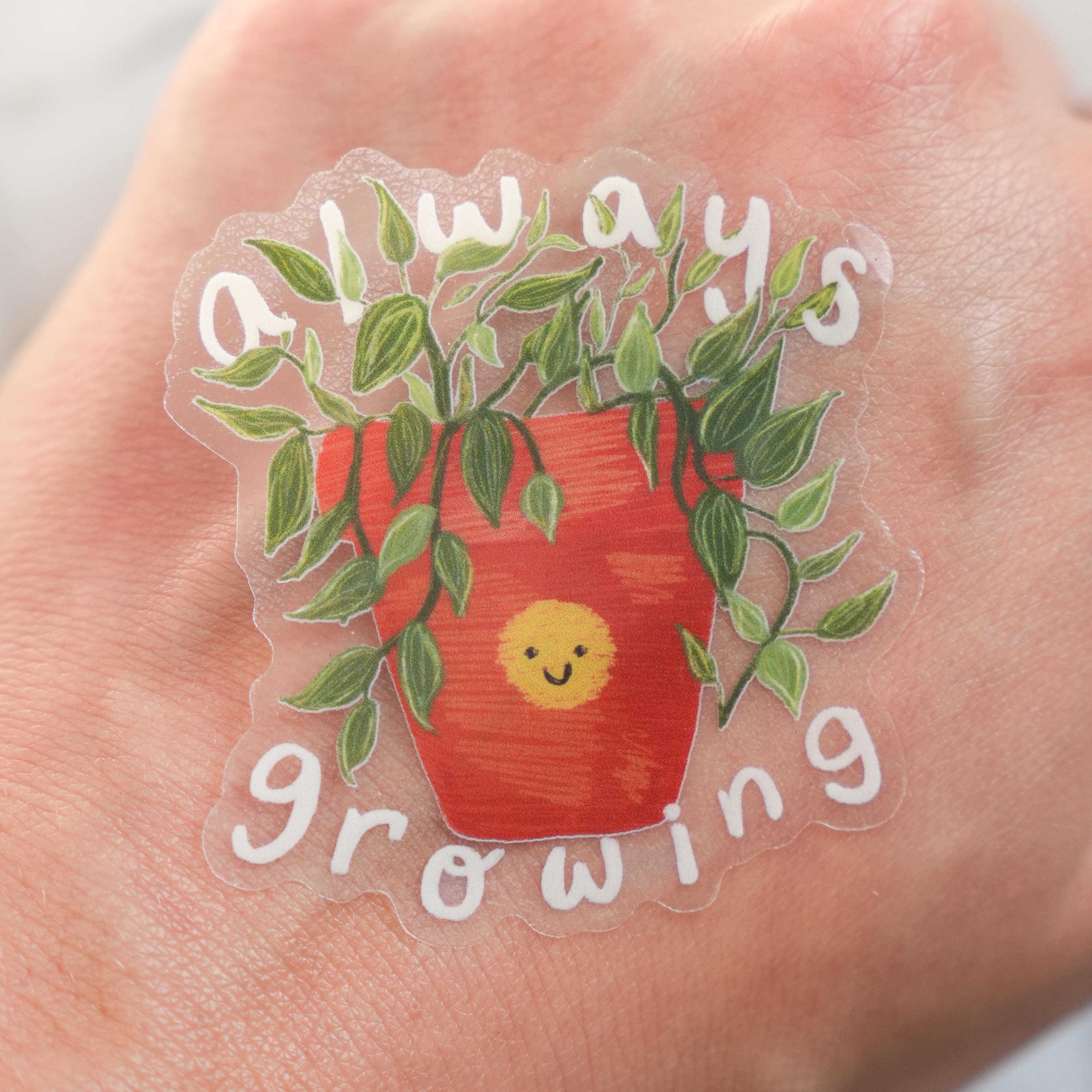 Sticker Kid Growing Always Growing Single Sticker
