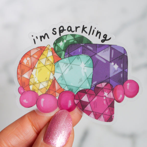 I'm Sparkling Single Sticker