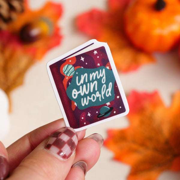In My Own World Book Single Sticker