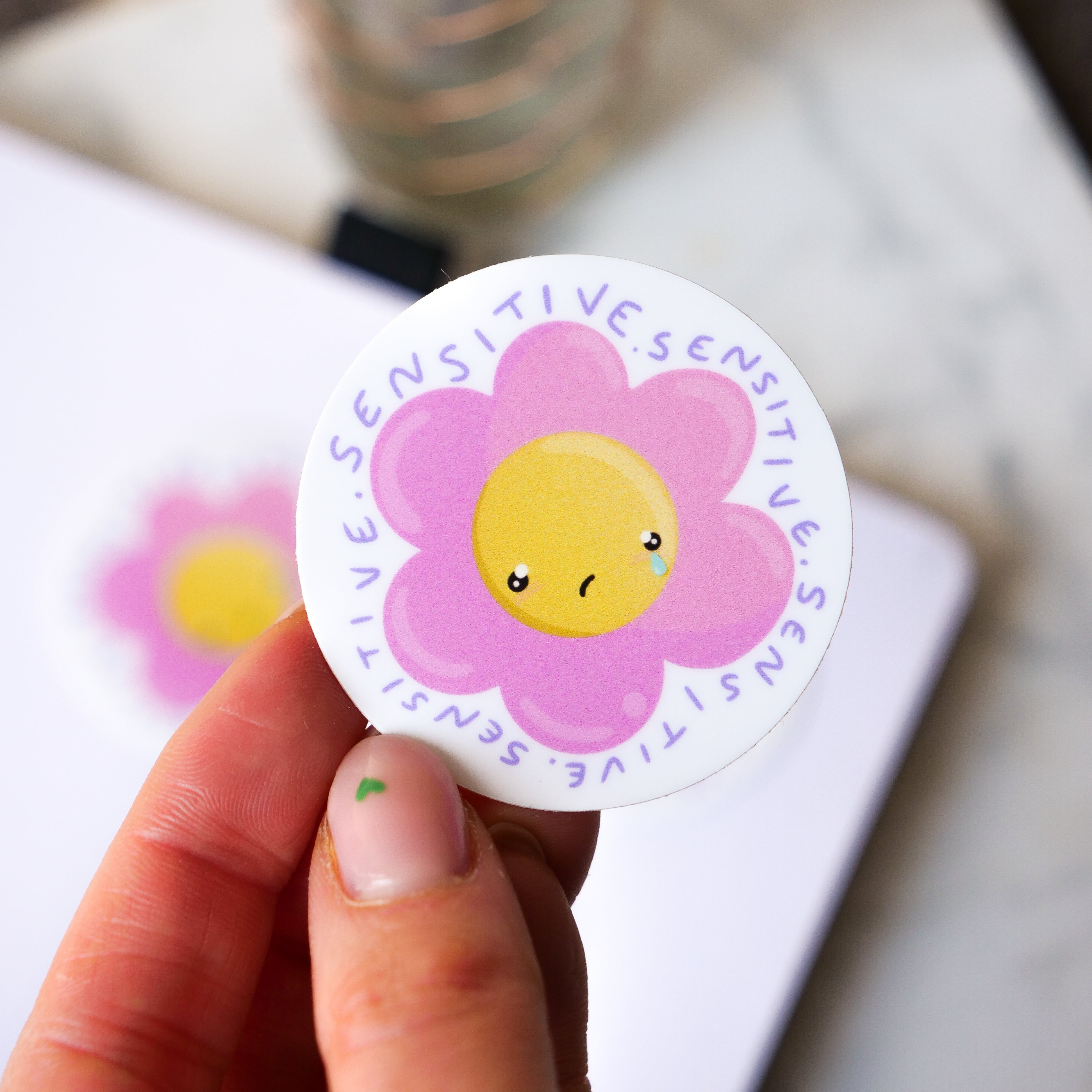 Sensitive Flower Single Sticker