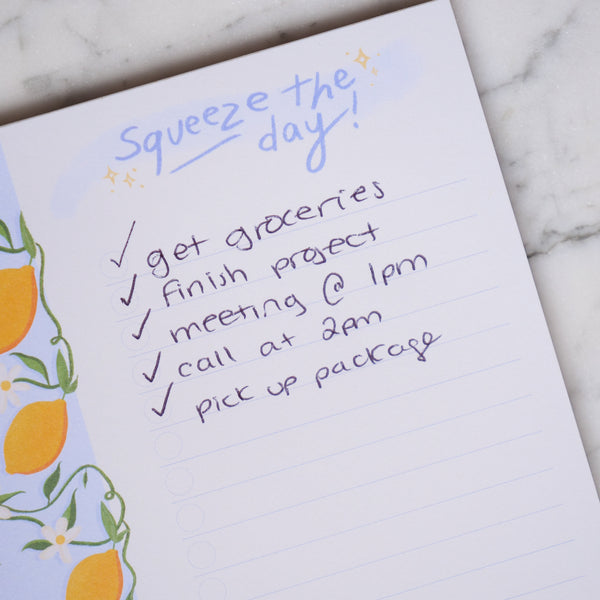 Squeeze The Day Doodlepad